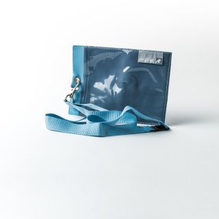 kids money bag, bleu